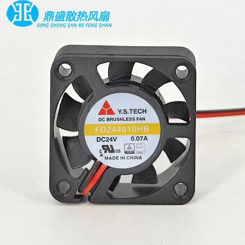 for Y.S.TECH Yuanshan FD244010HB 4010 4CM 24V 0.07A Inverter Cooling Fan Original Replacement