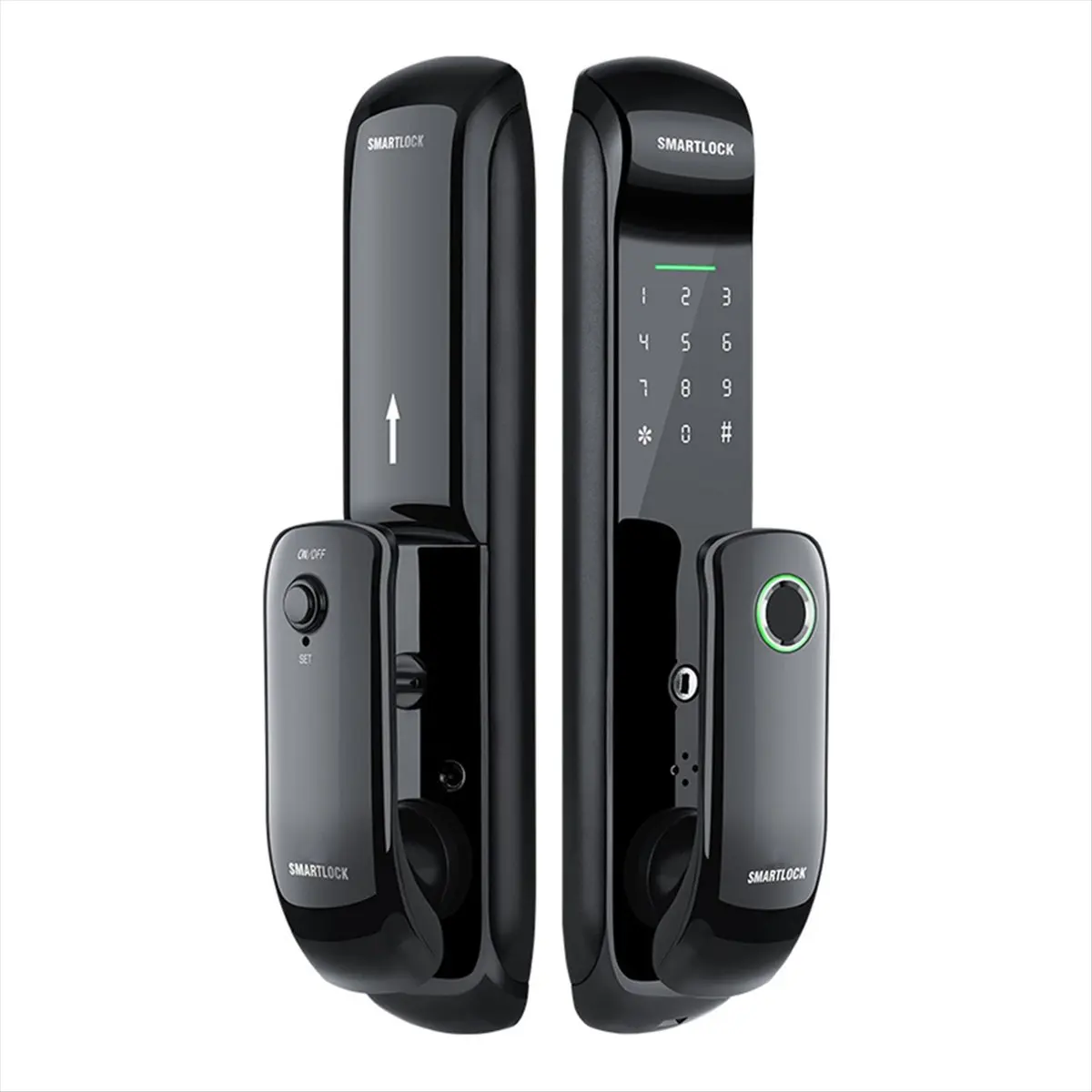Summer sale  Tuya Smart Locks Fully Automatic Electronic Door Lock with Biometric Fingerprint Lock Rfid Card Password Key Unlock