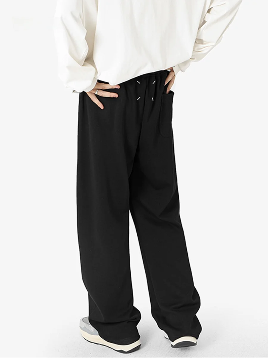 

Men's Casual Loose Fit Pants Spring Autumn Cotton Straight Leg Drapey Knife Comfortable Faionable Online Exclusive