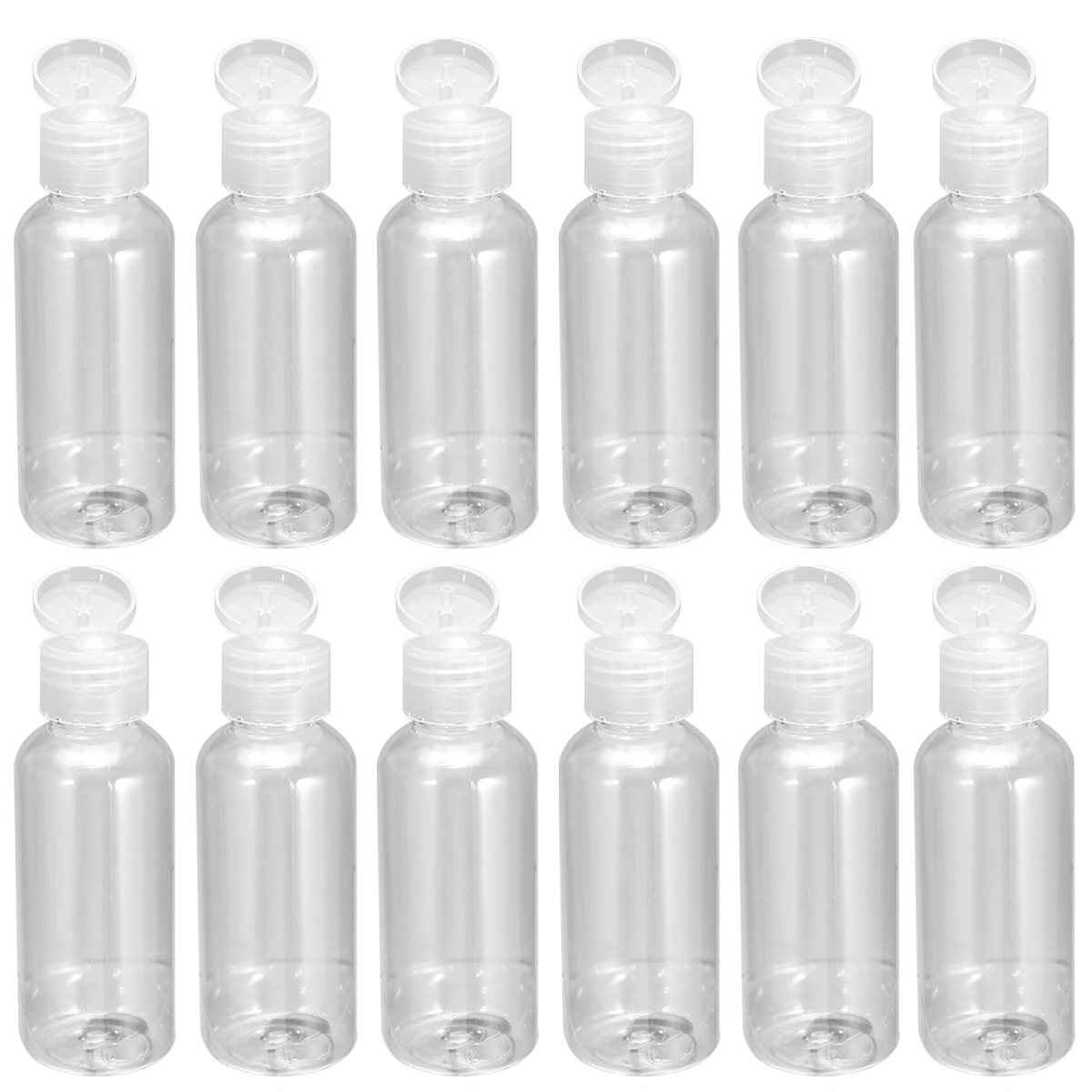 Bouteilles de sous-emballage en plastique rechargeables, 20 pièces, conteneur de stockage de voyage de 60Ml, distributeur vide pour Lotion, huile essentielle
