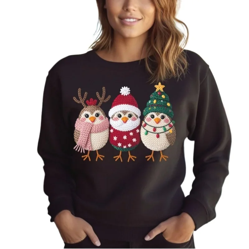 

Bird Robin Christmas Sweatshirt Hoodie Graphic Sweatshirt Unisex Personalized Clothing Bird Robin Hoodie Thermal Shirt Promo