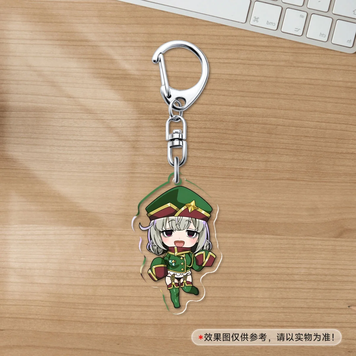 سلسلة مفاتيح أنيمي سحرية للفتيات ، سلسلة مفاتيح كاواي ، إكسسوارات قلادة الحقيبة