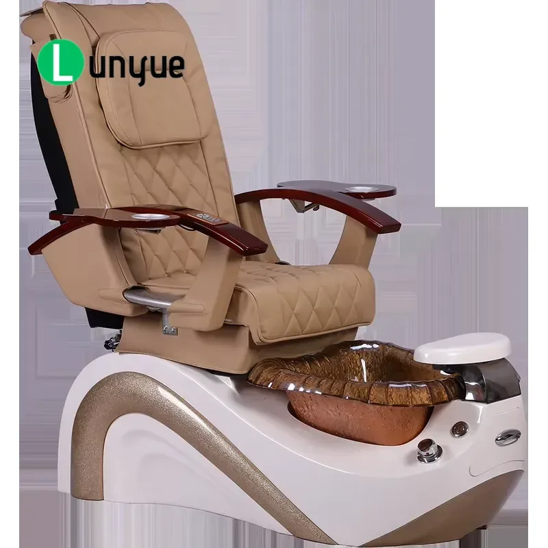 Deluxe Pedicure Chair Foot Spa Massage Chair for Nail Beauty Shop Comfortable Design Durable Construction Relaxing