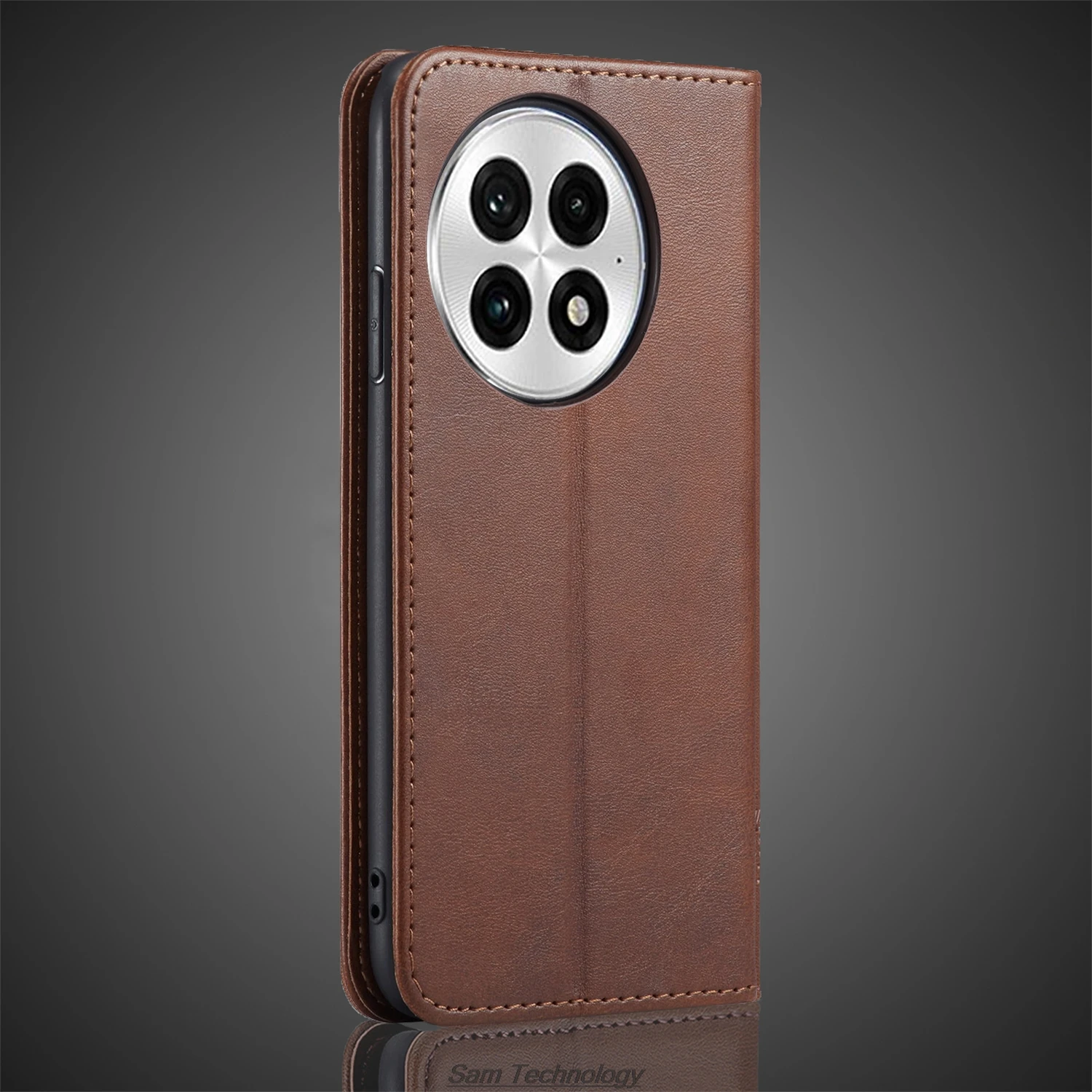 Magnetic attraction Leather Case for Oneplus 13 1+13 6.82\