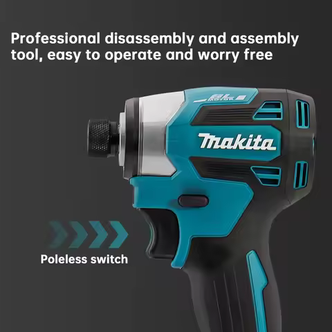 Makita DTD173 18V Brushless Cordless Impact Driver, Original Genuine Impact Screwdriver Tool（No Battery）