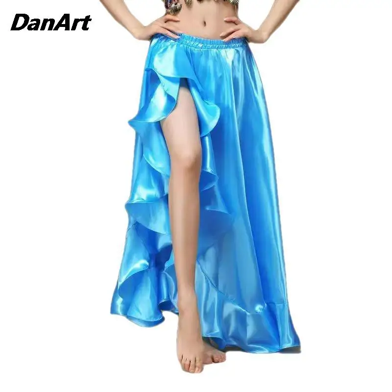 

Belly Dance Long Skirt Women Oriental Dance Costume Ladies Dance Practice Dress Stage Competition Performance Big Swing Skirt