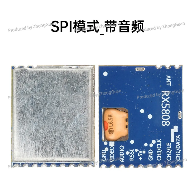 RX5808 Wireless Audio & Video Receiver Module SPI Control Remote Control Helicopter 4.8G-5.8G Receiver