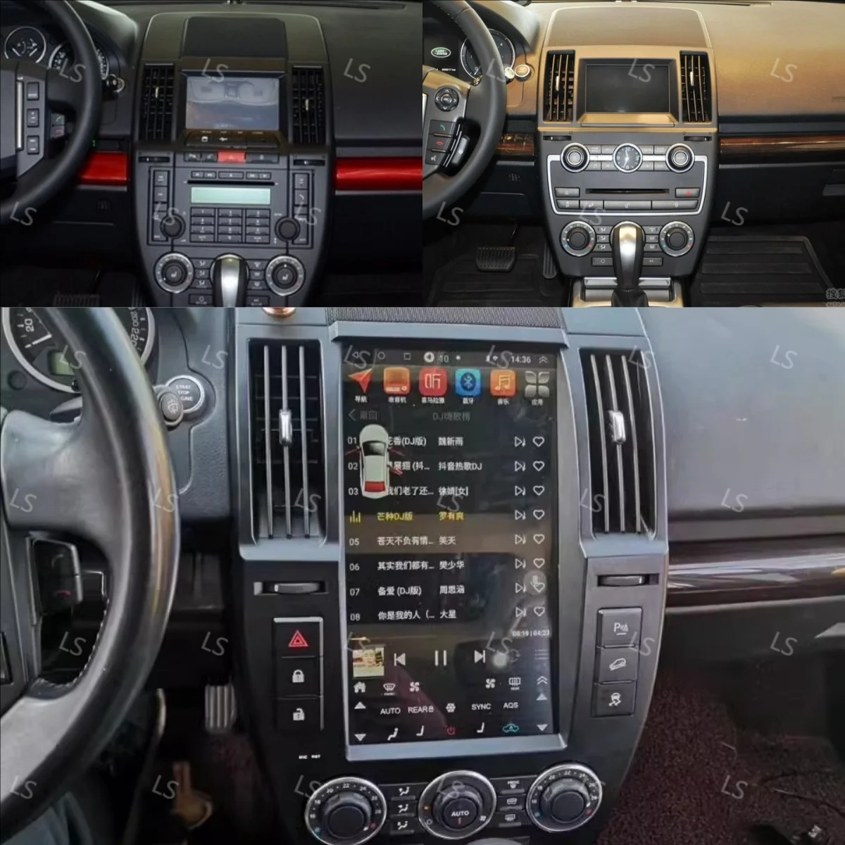 

13.6‘‘ 128G Android14 Radio Car Multimedia For Land Rover Freelander 2 LR2 L359 2006~2015 AutoStereo GPS Player Navigation