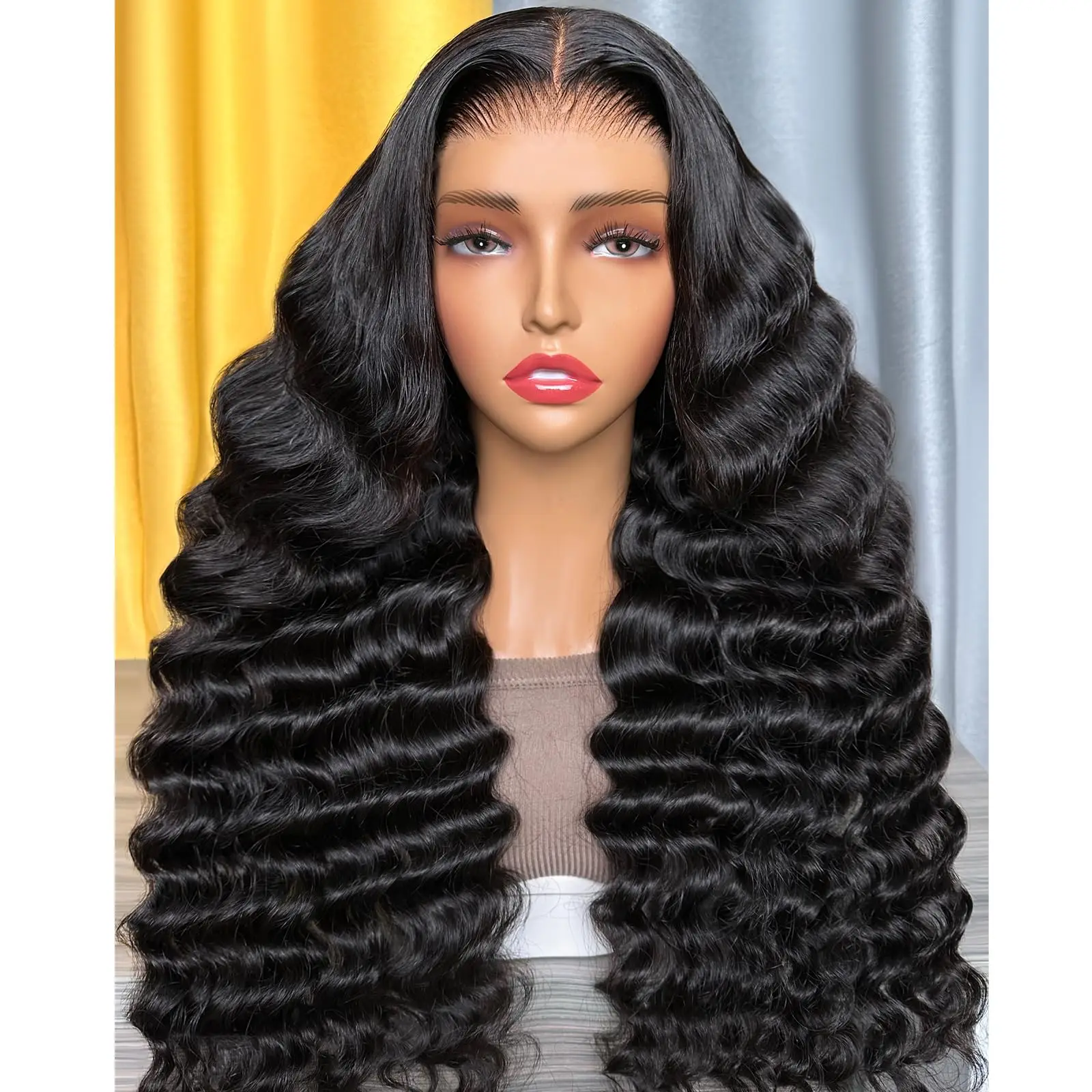 

Water Wave Lace Front Wig 270% Density 28 30 Inch 13x4 13x6 Hd Curly Lace Frontal 360 Curly Human Hair Wigs For Women Human Hair