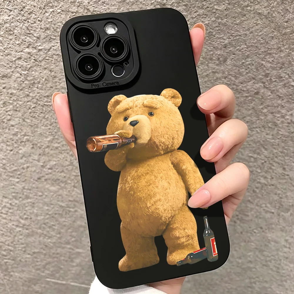 Funny Teddy Bear Print Phone C - Phone Cases Quirky review and price