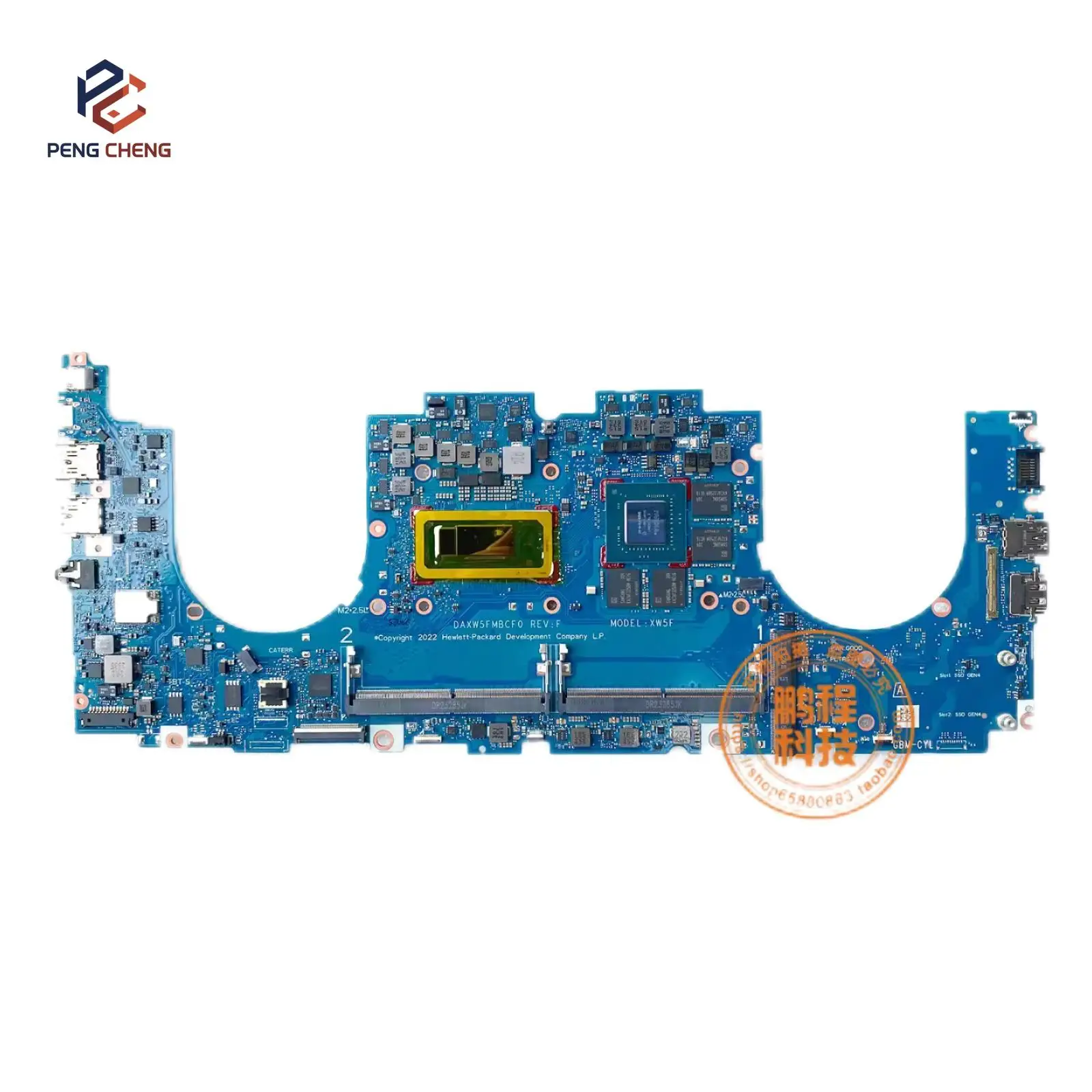 For HP ZBOOK POWER G9  Laptop Mainboard DAXW5FMBCF0 Motherboards CPU I5-12600H I7-12800H GPU SPS-MB DSC A1000 4GB