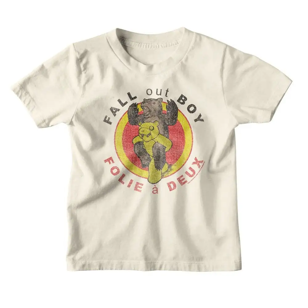 Fall Out Boy Folie A Deux Natural Youth T Shirt