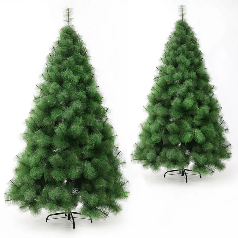 

1.2m 1.8m 2.1m 3m High Plastic Pine needle shaped Christmas tree Christmas decoration Thick Leaf Christmas Tree