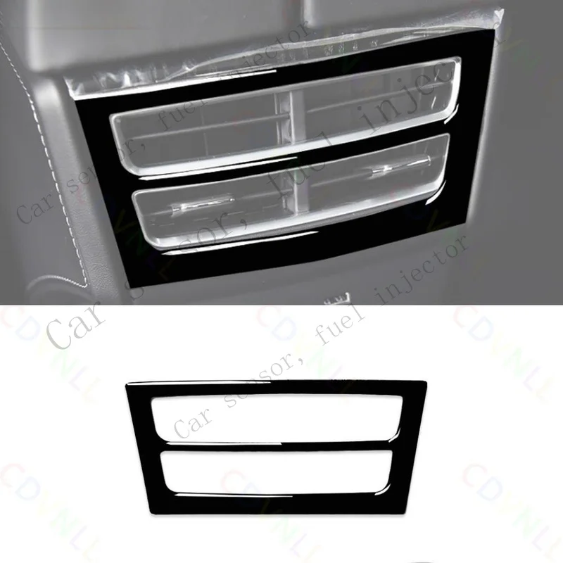Q+ For Tesla Model X S 2012-2021 Bright Black Rear Seat Air Outlet Vent Frame Cover