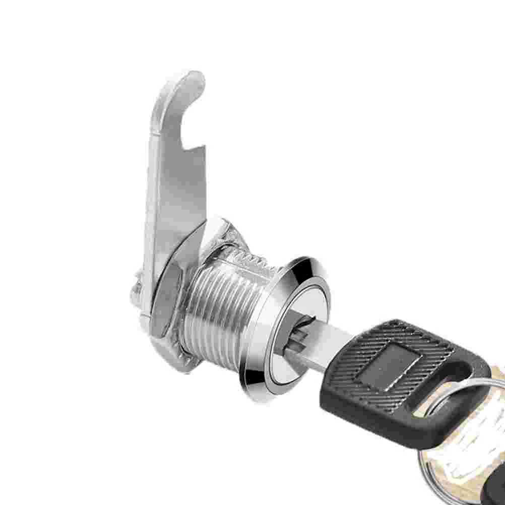 Mailbox Locks Drawer Cupboard Lock Keys Tubular Cam Locks for or Files Silver (30mm) Mailbox Cam Locks