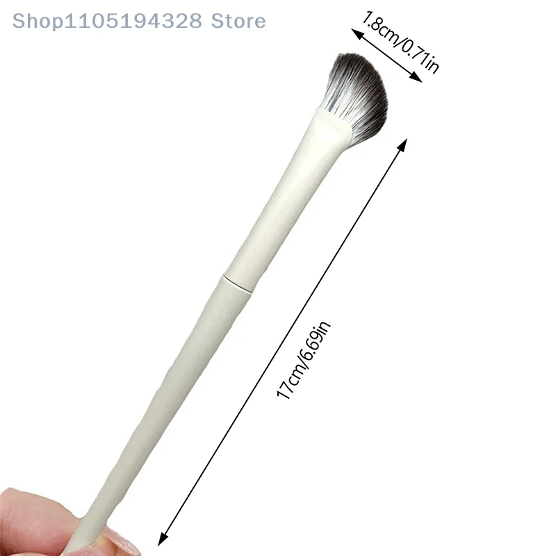 [MP] 1 Pz Mezza Pennello per Ombretto per Naso a Forma di Ventaglio Evidenziatore Blush Pennelli per Trucco Fit Naso Contorno degli Occhi Donne Strumenti di Bellezza Del Viso