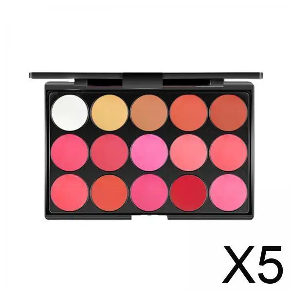 

Lip Palette Makeup Kit 15 Shades Moisturizing Non Sticky Lip Glosses Professional Set for Women Gift Beginners Pros