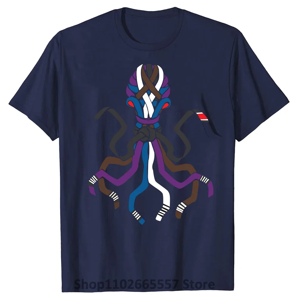 Funny BJJ Brazillian T Shirts Graphic Cotton Streetwear Short Sleeve Birthday Gifts Summer Style Jiu-jitsu Belt Octopus T-shirt