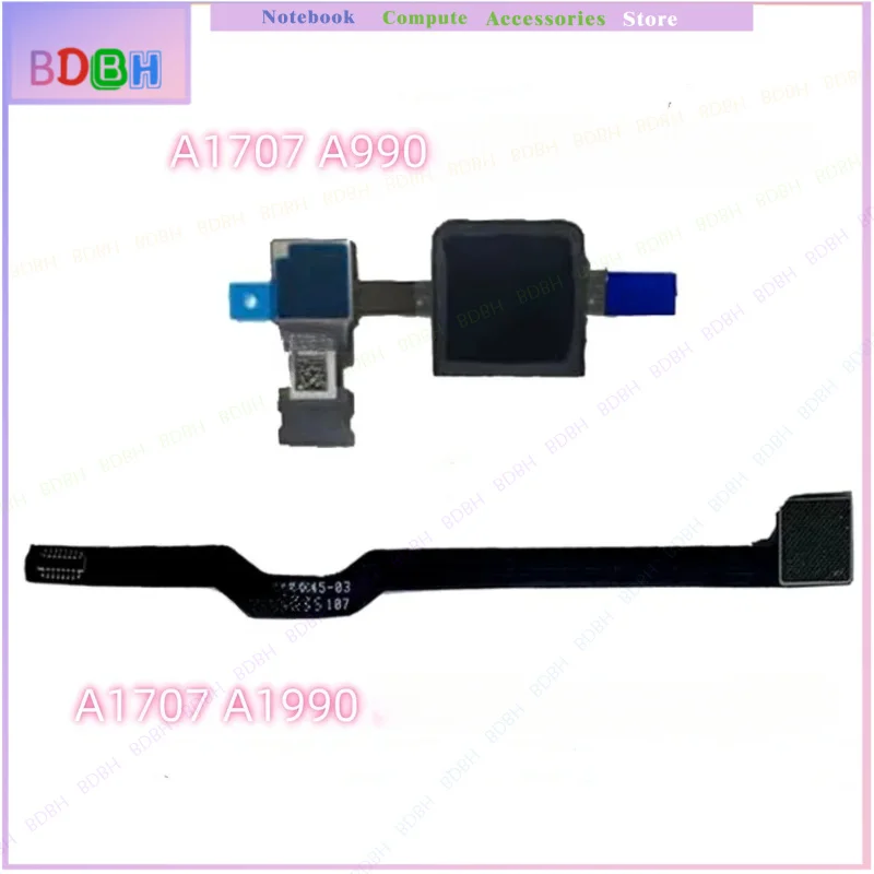 Botón de encendido Touch ID + cable 821-00920-A para A1990 2016 2017, cable de botón de encendido/apagado para Macbook Pro A1707 821-00645-A