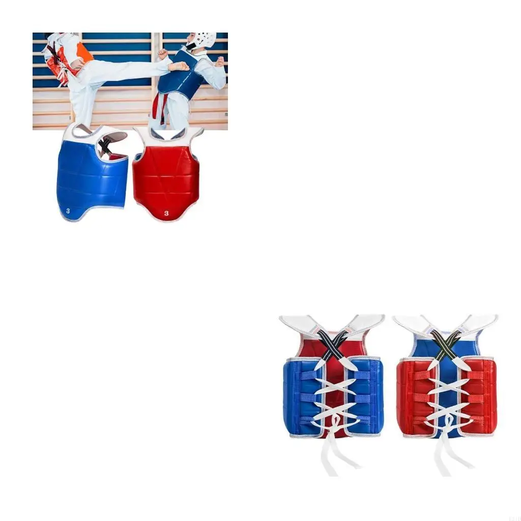 Taekwondo Training Chest Shield Enhances Flexibility Quick Releasing System