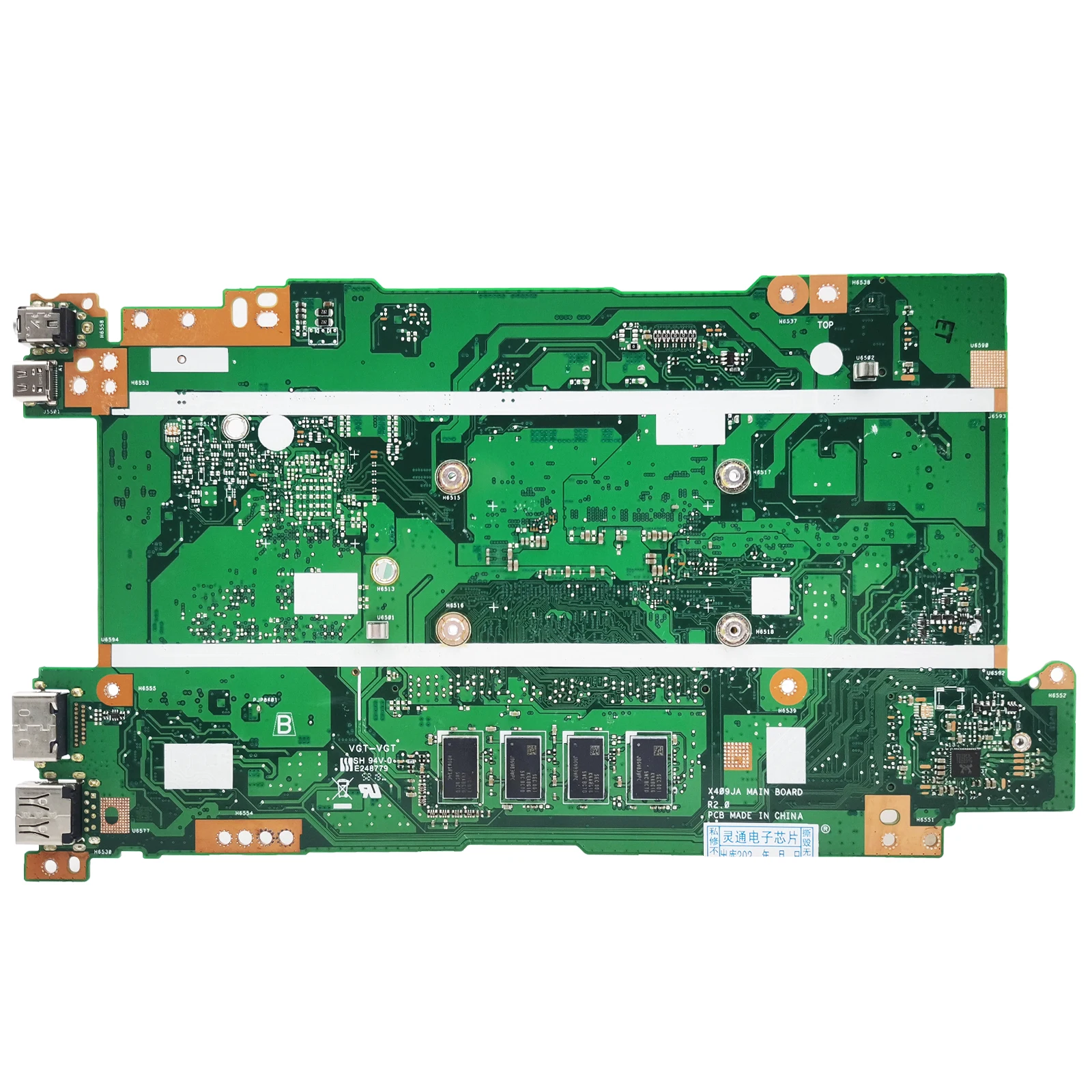 X409JA Notebook Mainboard X509JA R409J A409J F409J A509J F509J P1510CJA Laptop Motherboard I3 I5 I7-10th Gen 0G/4G/8G-RAM