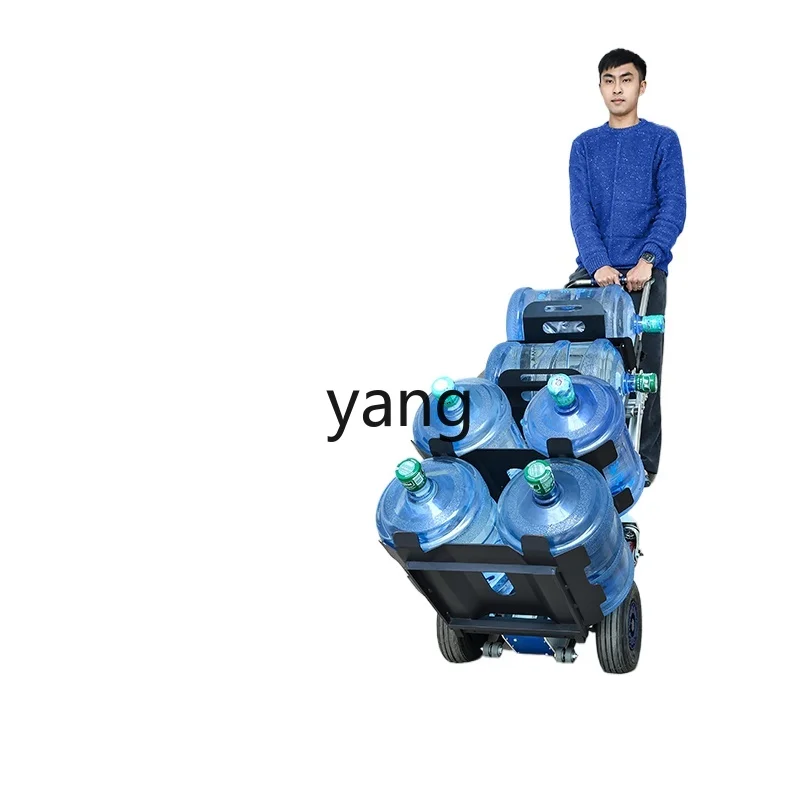 

TGF electric climbing machine drinking bottled water delivery up and down the stairs mineral water truck