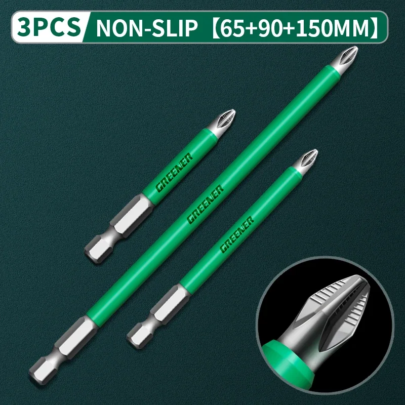 Anti Slip Magnetic Batch Head Cross High Hardness Hand Drill Bit Screw Electric Screwdriver Set 25/50/65/70/90/150mm PH2