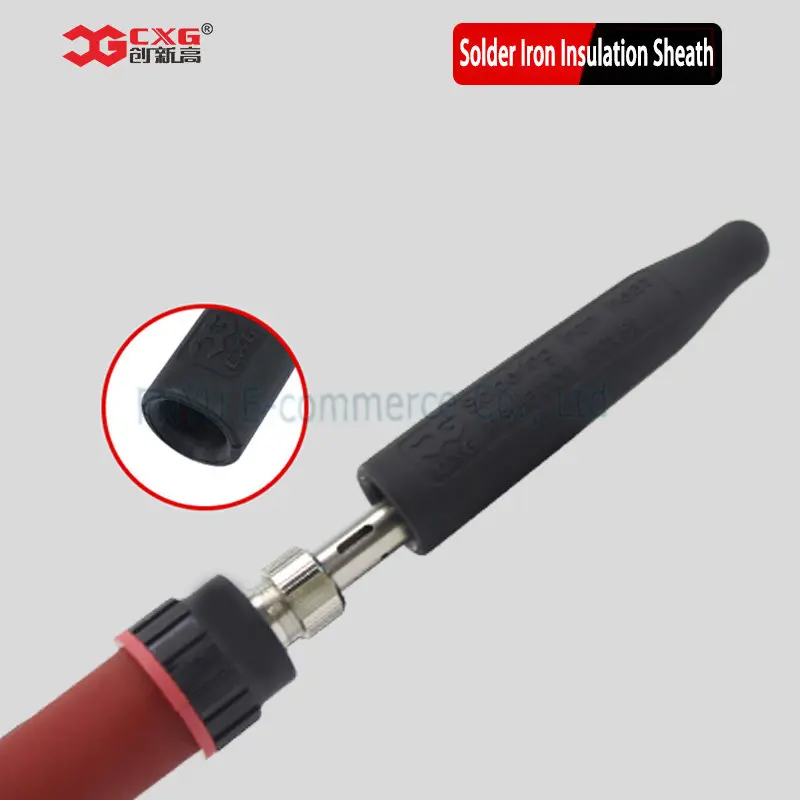 CXG Solder Iron Insulation Sheath High Temperature Resistant and Scald Resistant Electric Soldering Iron Head Silicone Sheath