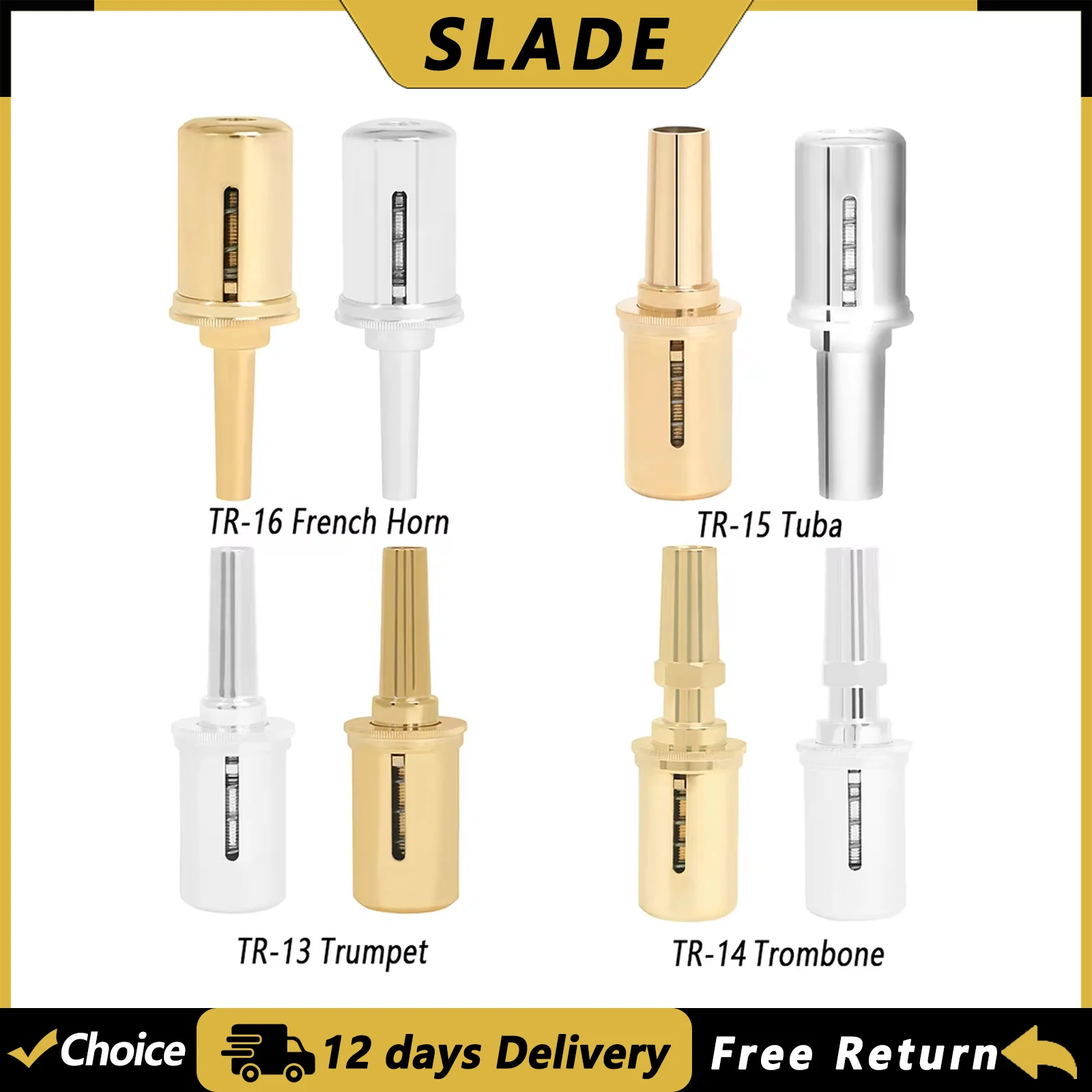 SLADE French Horn / Tuba / Trombone / Trumpet Pressure Reducing Valve Decompression Trainer Training Aid Learning Tools