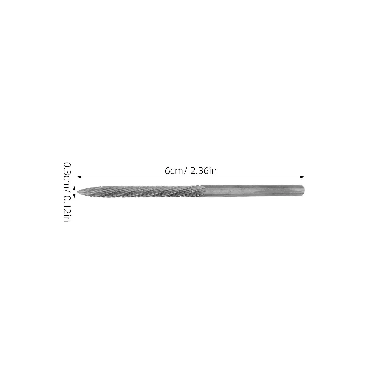 2Pcs Tire Patch Drill Bit 3Mm Carbide Steel Reamer High Speed Cutting Tool for Roadside Emergency Repair Tire Changing Drill