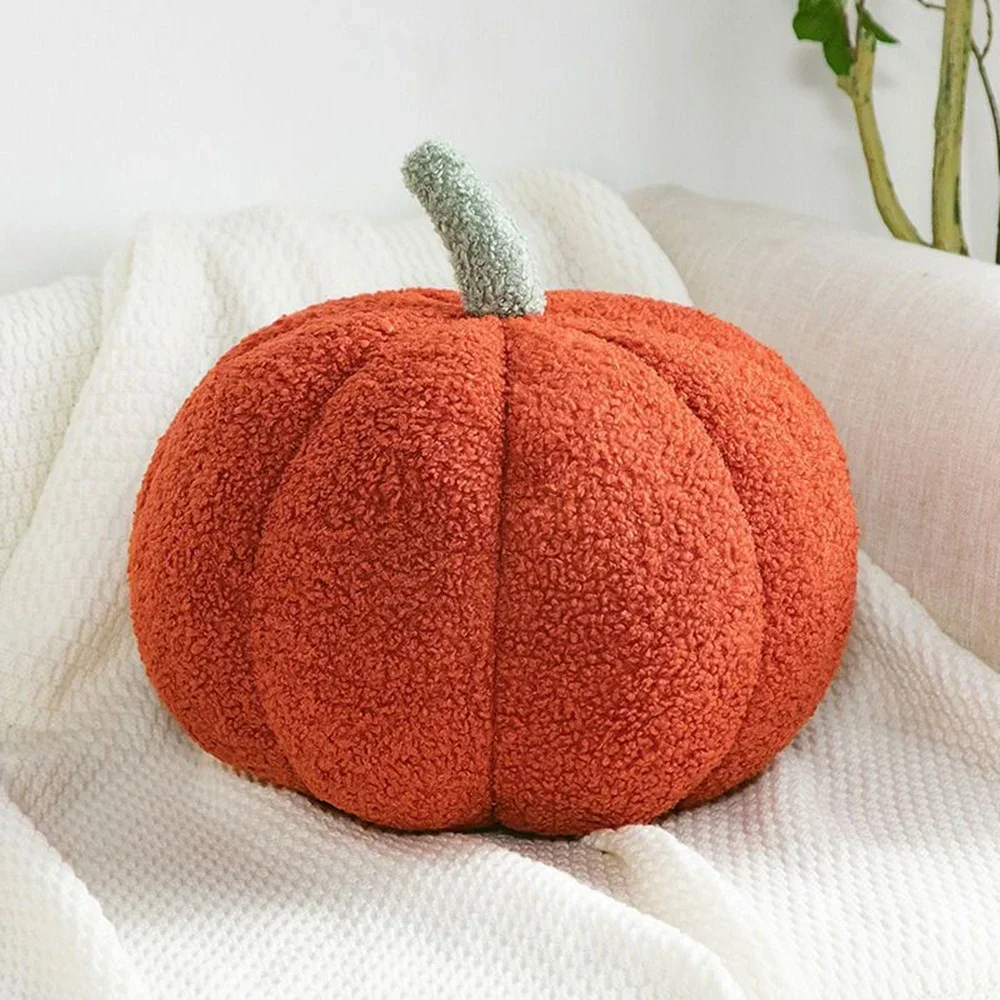 18CM Creative  Pumpkin Plush Toy Multi-Color Bedroom Living Room Sofa Throw Pillow Send Friends Children Gift Home Decoration