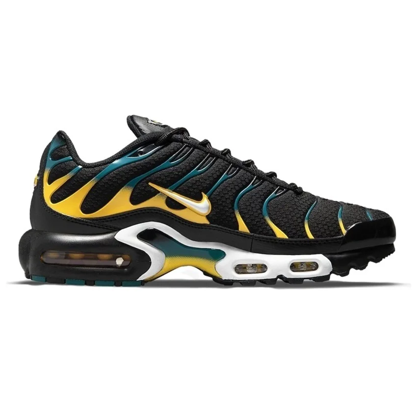 Nike Air Max Plus TN Black Teal Yellow Women Men Running Shoes AirMax Desiginer Classic Jogging Sports Shoes Trainers Sneakers