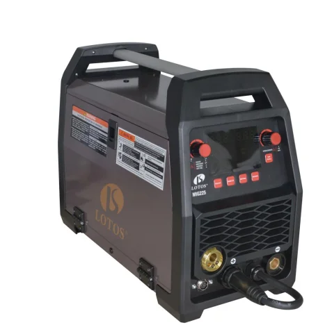 Lotos 4-in-1 IGBT MIG Welding Machine 225A Portable Inverter with Wire Feeder New Aluminum Alloy