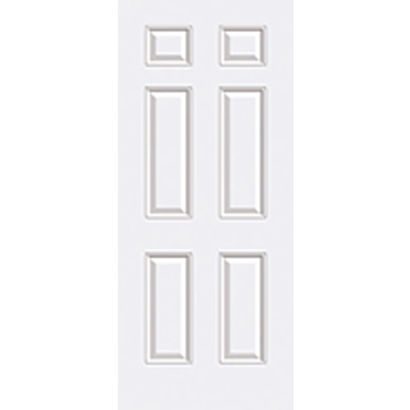 China Supplier OEM Modern Cheap Exterior Steel Panel Door Prehung Front Doors White Primer Moulded Doors for Houses