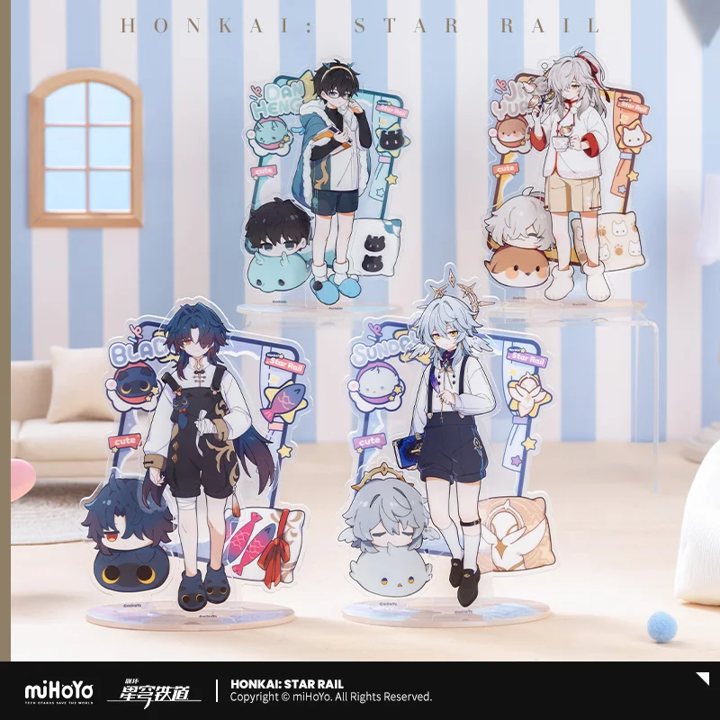 

[Официальная] Игровая подставка Honkai Star Rail Stand miHoYo Sunday Blade DanHeng Мужская серия общежитий Акриловые украшения Косплей Коллекция Подарок