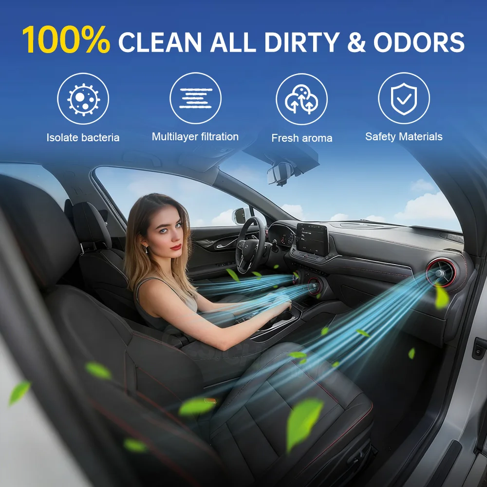 

For Chevrolet Silverado 1500 Nueva 2500 HD 3500 HD EV Car Activated Carbon Cabin Air Conditioning Filter Interior Accessories