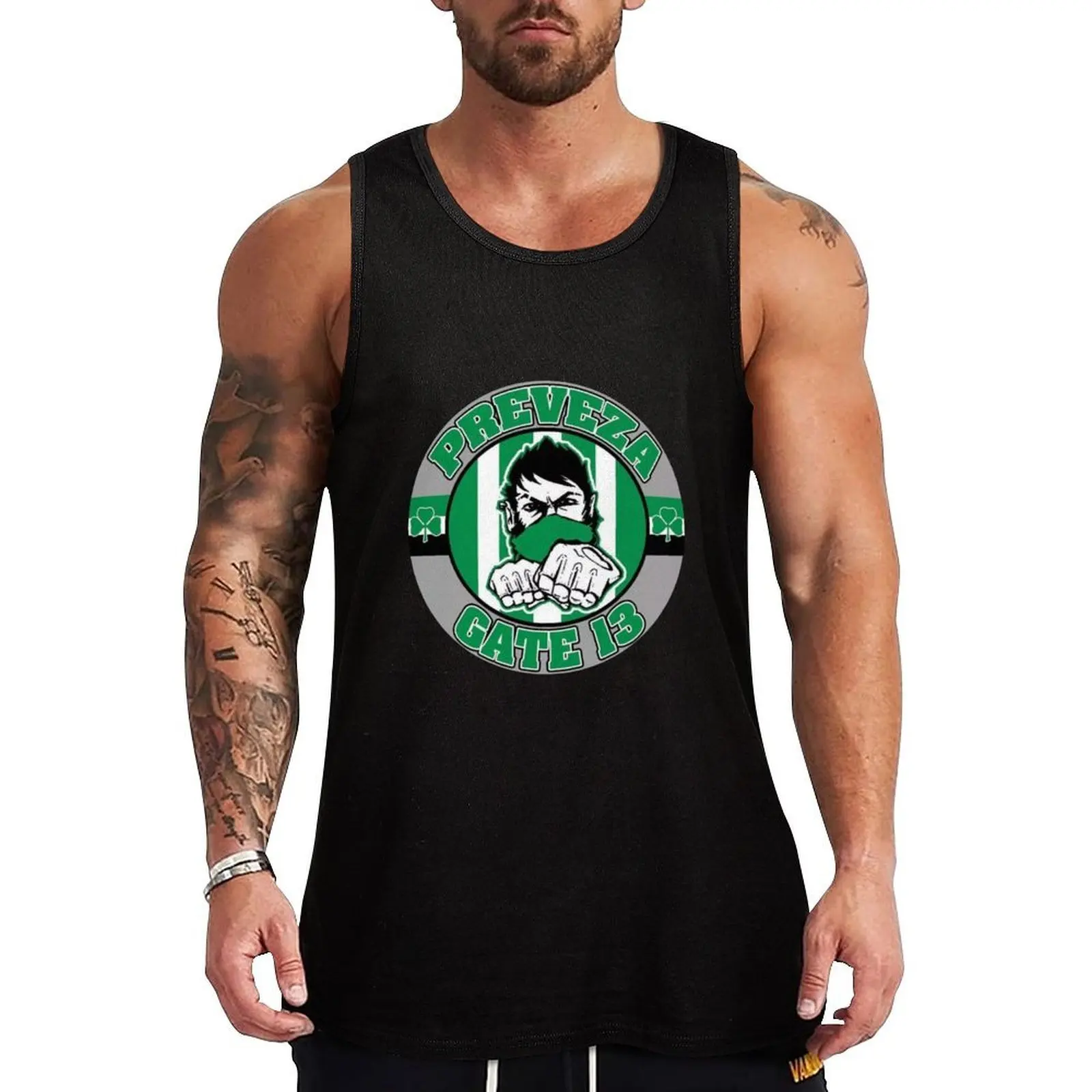 

PANATHINAIKOS ~GATE 13~ Tank Top Men's t shirt sports suits fashion 2025 man