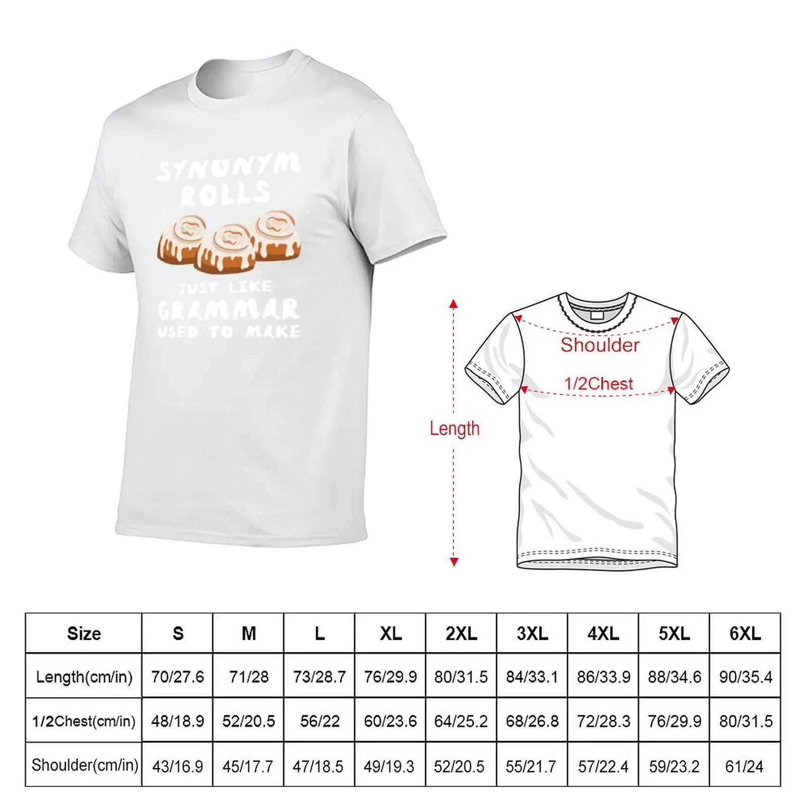 Synonym Rolls T-Shirt black cotton t-shirt plain for man package t shirt man casual T-Shirt