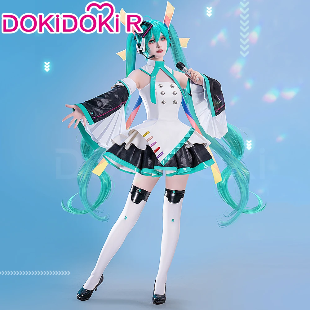 MIKUU Zombie MIKUOO Cosplay Costume DokiDoki-R Tenth Anniversary Mikku Cospaly Chinese Vampire Luminous Headphone Little Devil