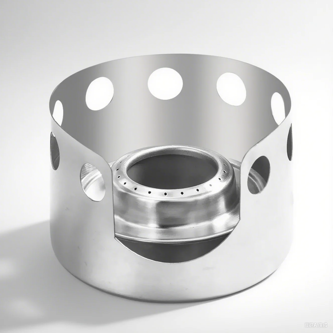 

Портативный ветрозащитный экран из нержавеющей стали для спиртовой плиты, сверхлегкое складное снаряжение для приготовления пищи на открытом воздухе, пеший туризм, кемпинг, пикник