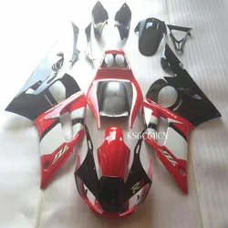 MOTO  Full bodywork fairing kit for Yamaha YZF- R6 98 99 00 01 02 Red  white black fairings set YZF R6 1998-2002