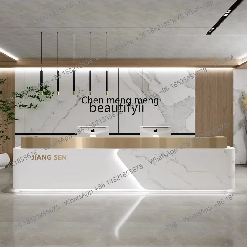 A182 C Simple Modern Company Hotel Lobby, Reception Desk Training Institution Gym Bar Beauty Salon checkout page