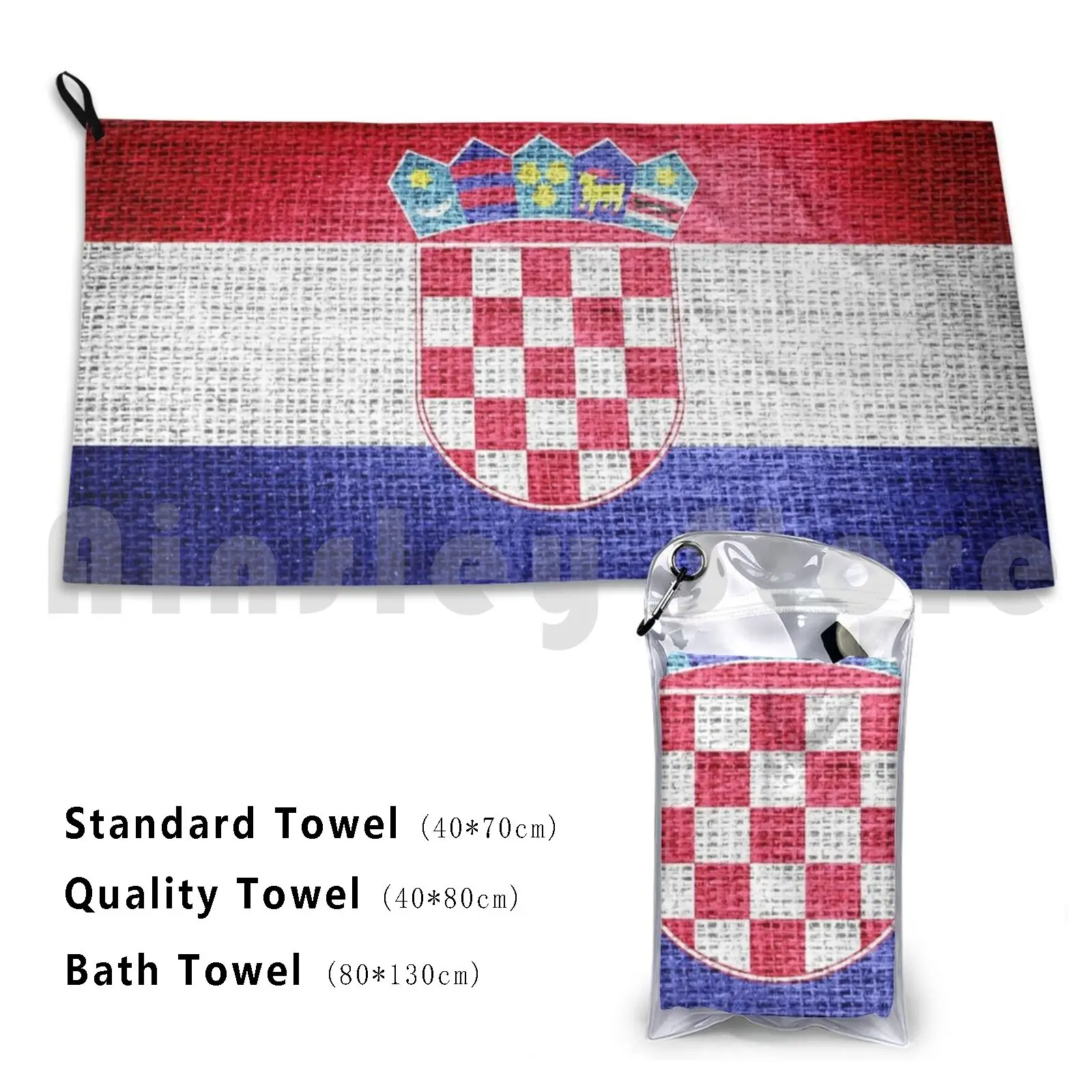Croatia Flag Bath T…