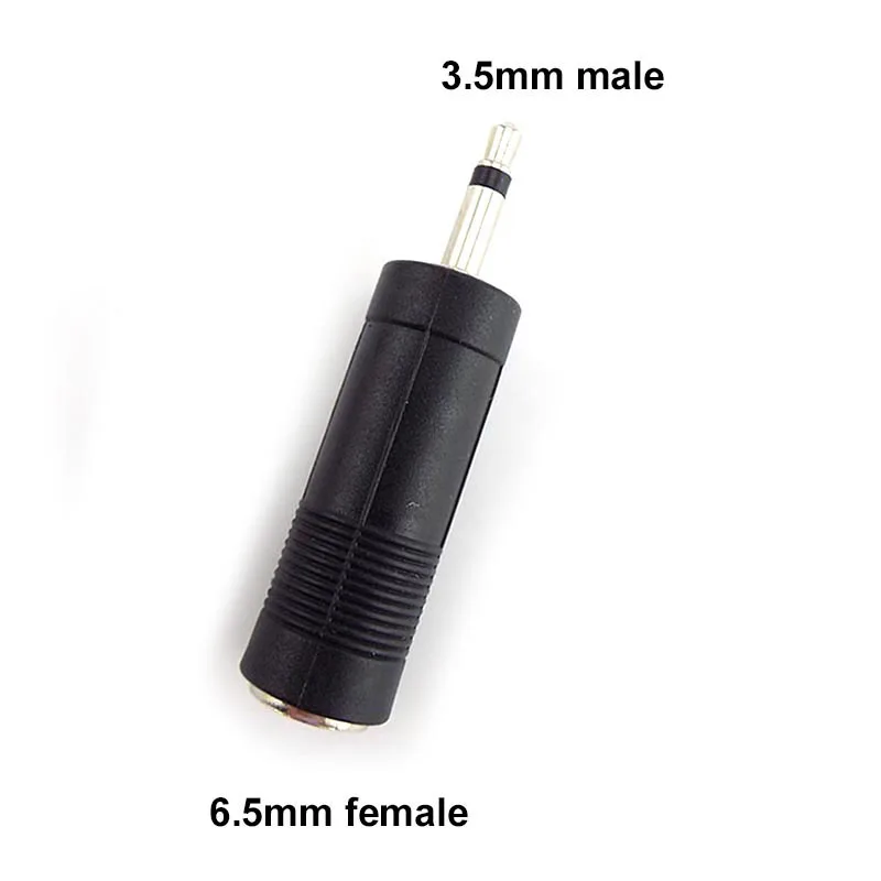 2pole 3pole 6.5mm 6.35mm Male Female Jack Plug to 3.5mm Male Female Audio Mono Stereo Connector for Headphone Amplifier a7