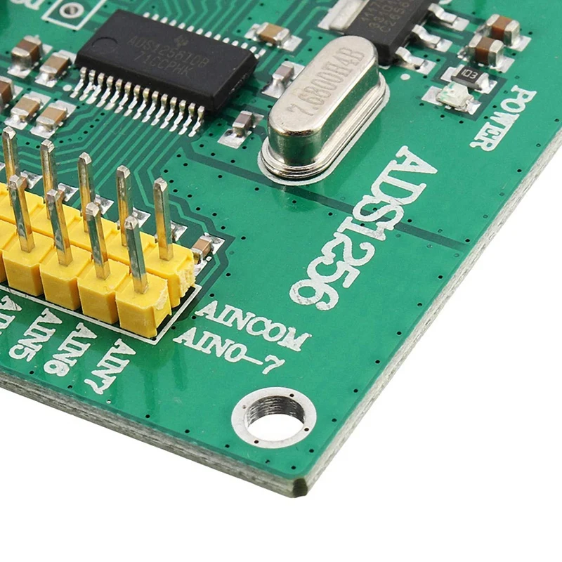 Модуль датчика и детектора ADS1256 Высокоточный модуль ADC преобразование 24-битный 8-канальный высокопроизводительный датчик