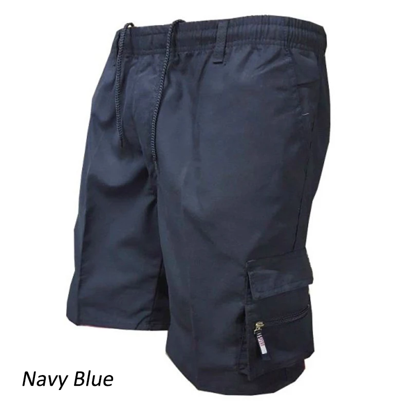 Pantaloncini Cargo traspiranti da uomo 2024 pantaloncini Multi-tasche da uomo pantaloni corti da lavoro larghi tuta corta da spiaggia estiva Casual