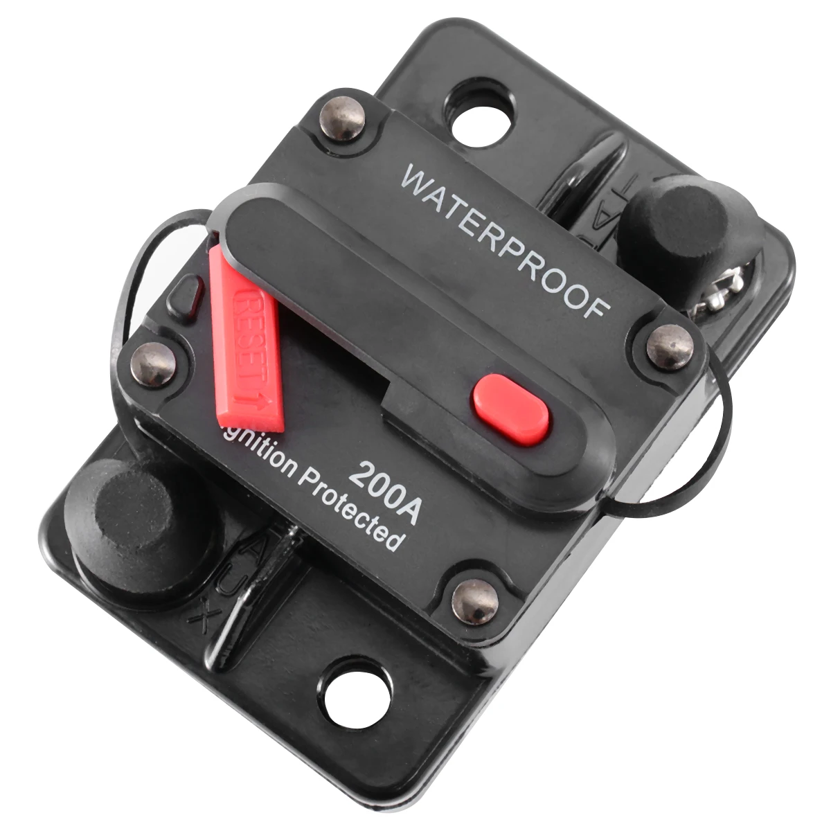 

200A High Amp Waterproof Manual Reset Dual Circuit Breaker For Electrical Appliance Protection Switchable High