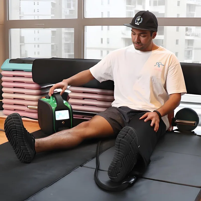 

STLFNew Design Iceless Cold Therapy Machine Cryotherapy Recovery Cold Compression Recovery Device with LCD Touch Screen