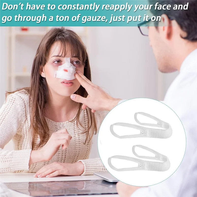 【В наличии】30 шт. эластичные повязки для носа для хирургической перевязки, бинты для носовой хирургии, принадлежности для восстановления