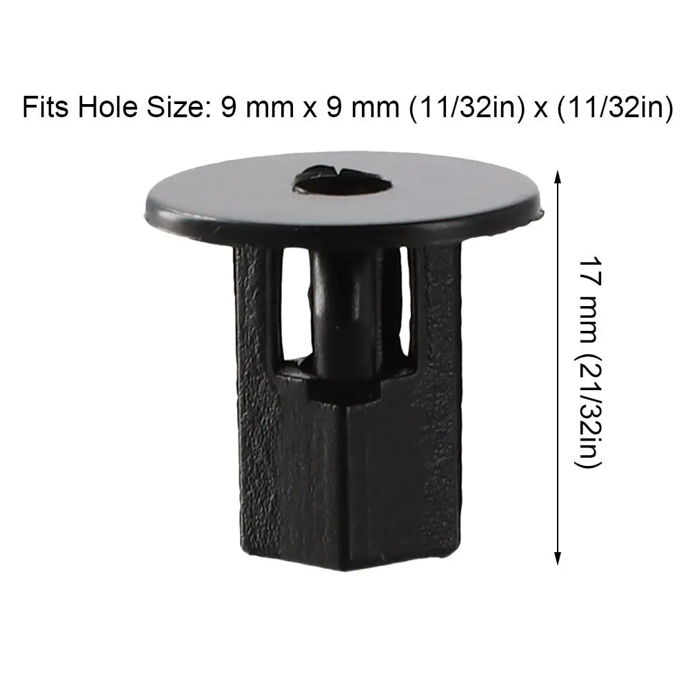 สกรูยึดบังโคลนรถยนต์แบบเจาะตัวเอง 10/20/50 ชิ้น หมุดพลาสติก ไนลอน สำหรับรถยนต์โตโยต้าแลนด์ครุยเซอร์ อุปกรณ์ตกแต่งรถยนต์